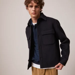 Veste Inoa en laine marine