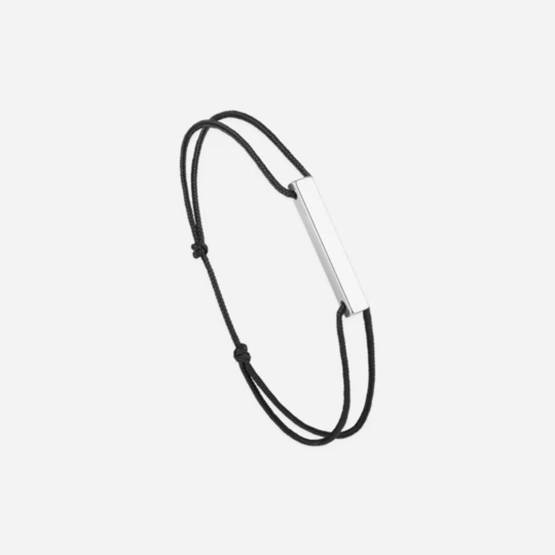 Le Vent à la Française – Bracelet Barre Argent (différents coloris)
