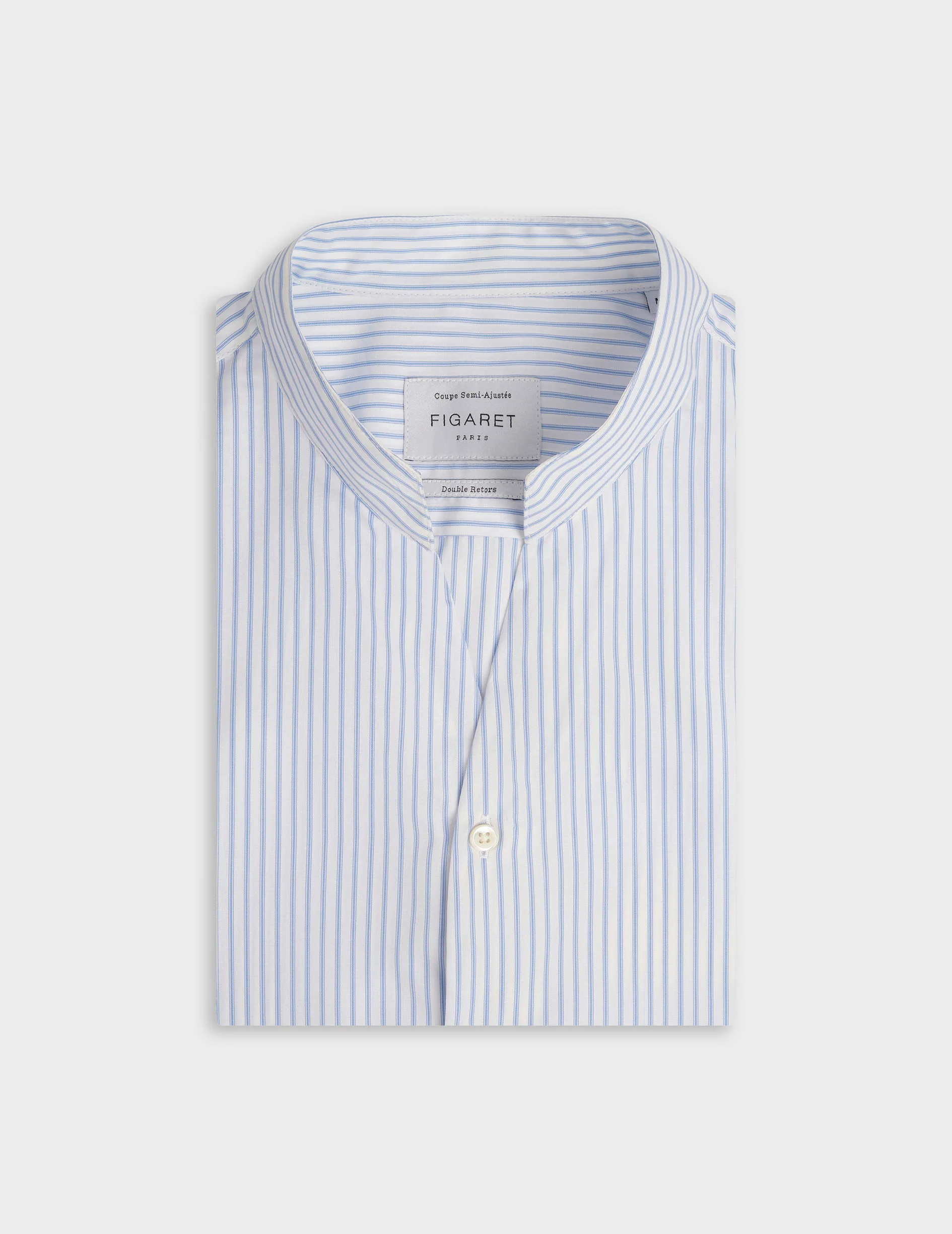 Chemise Carl rayée bleue – Image 5