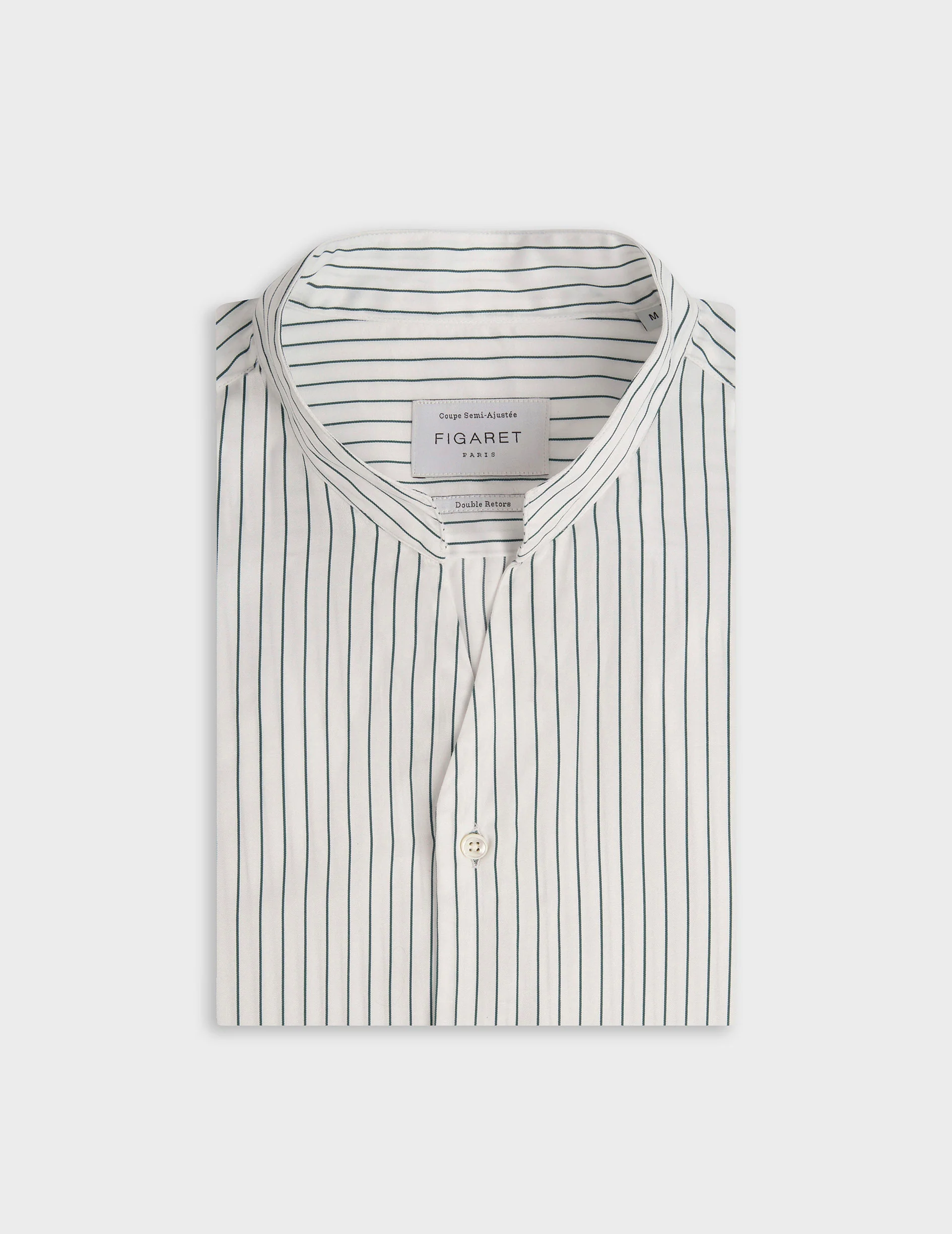 Chemise Carl rayée verte – Image 3