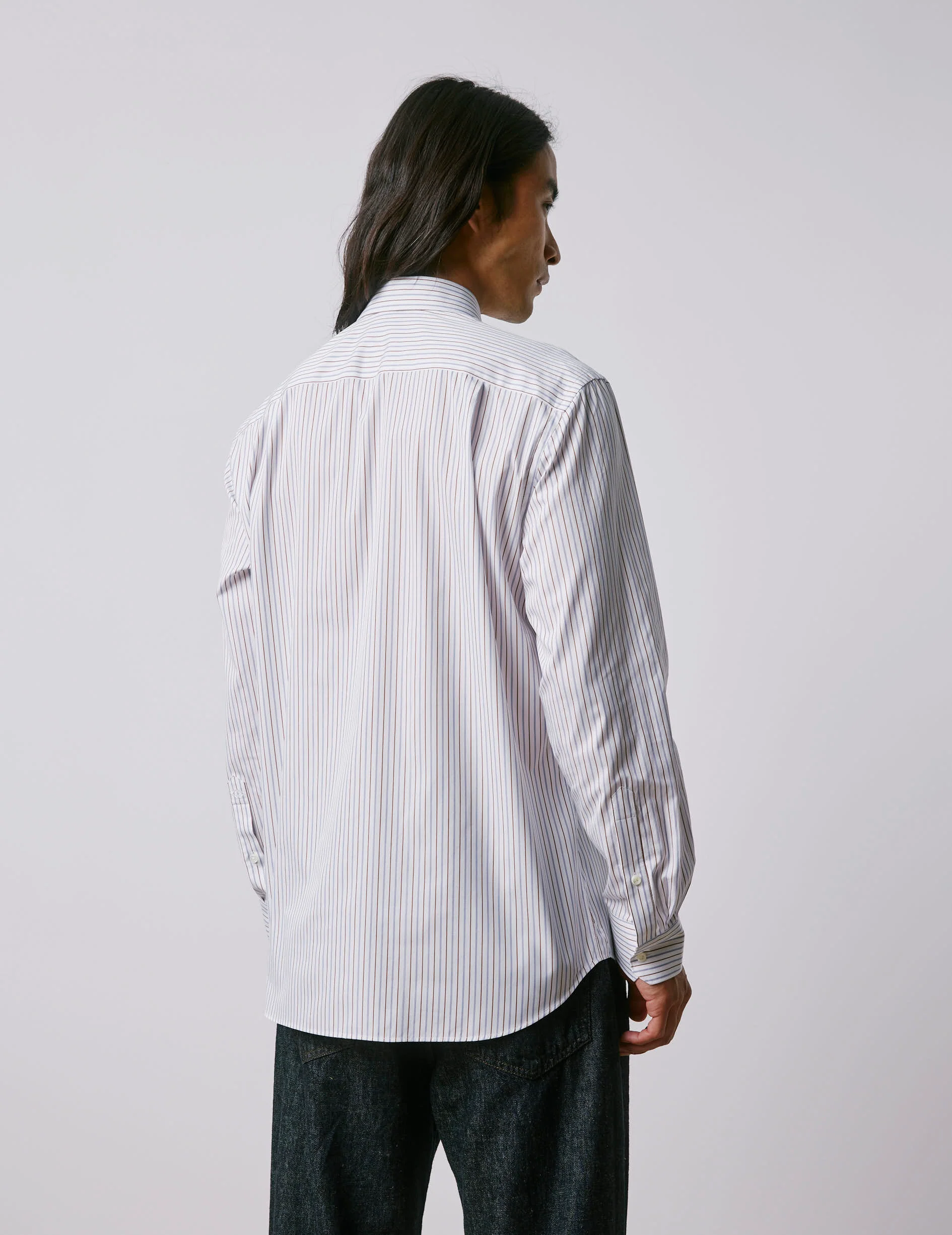 Chemise classique rayée – Image 4
