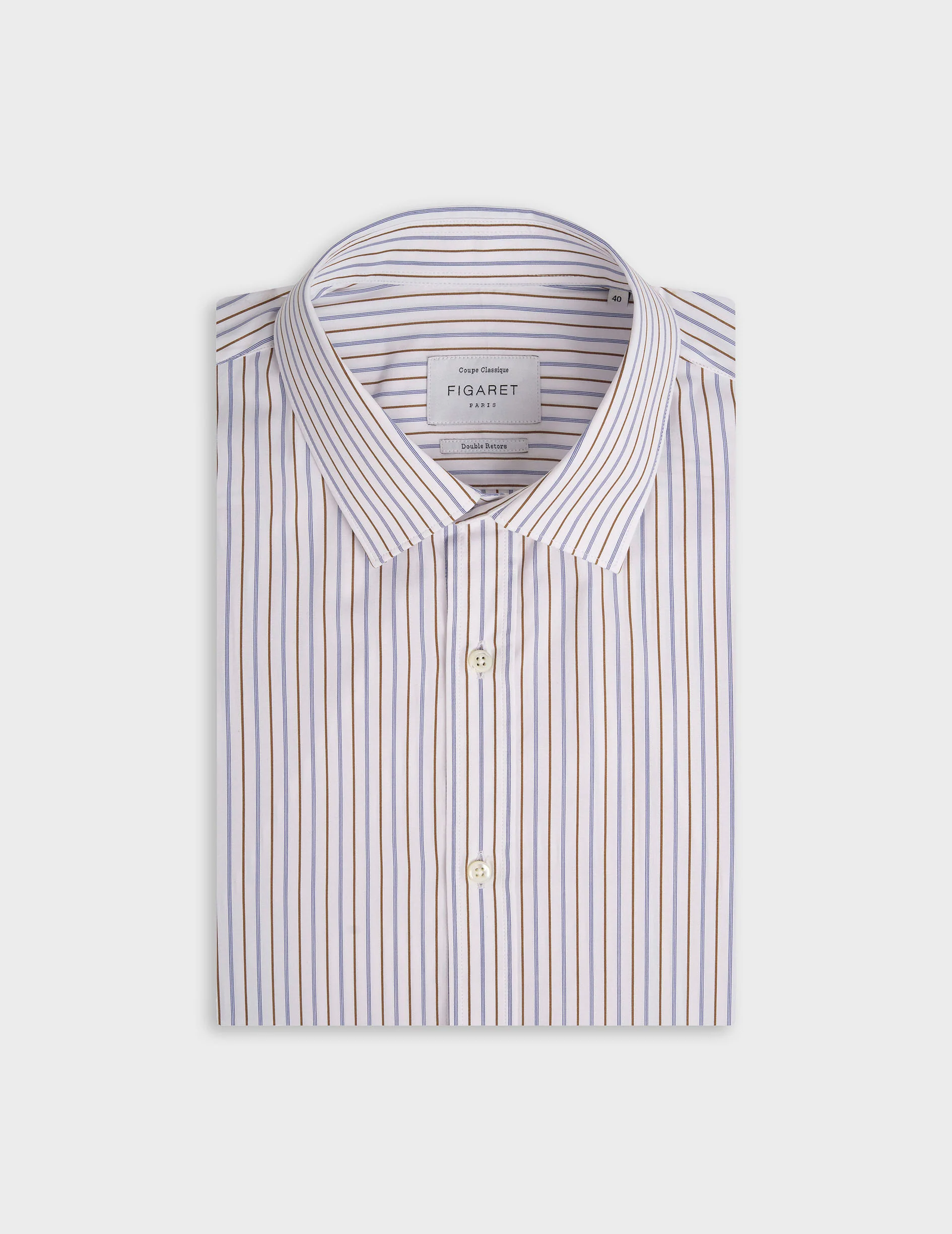 Chemise classique rayée