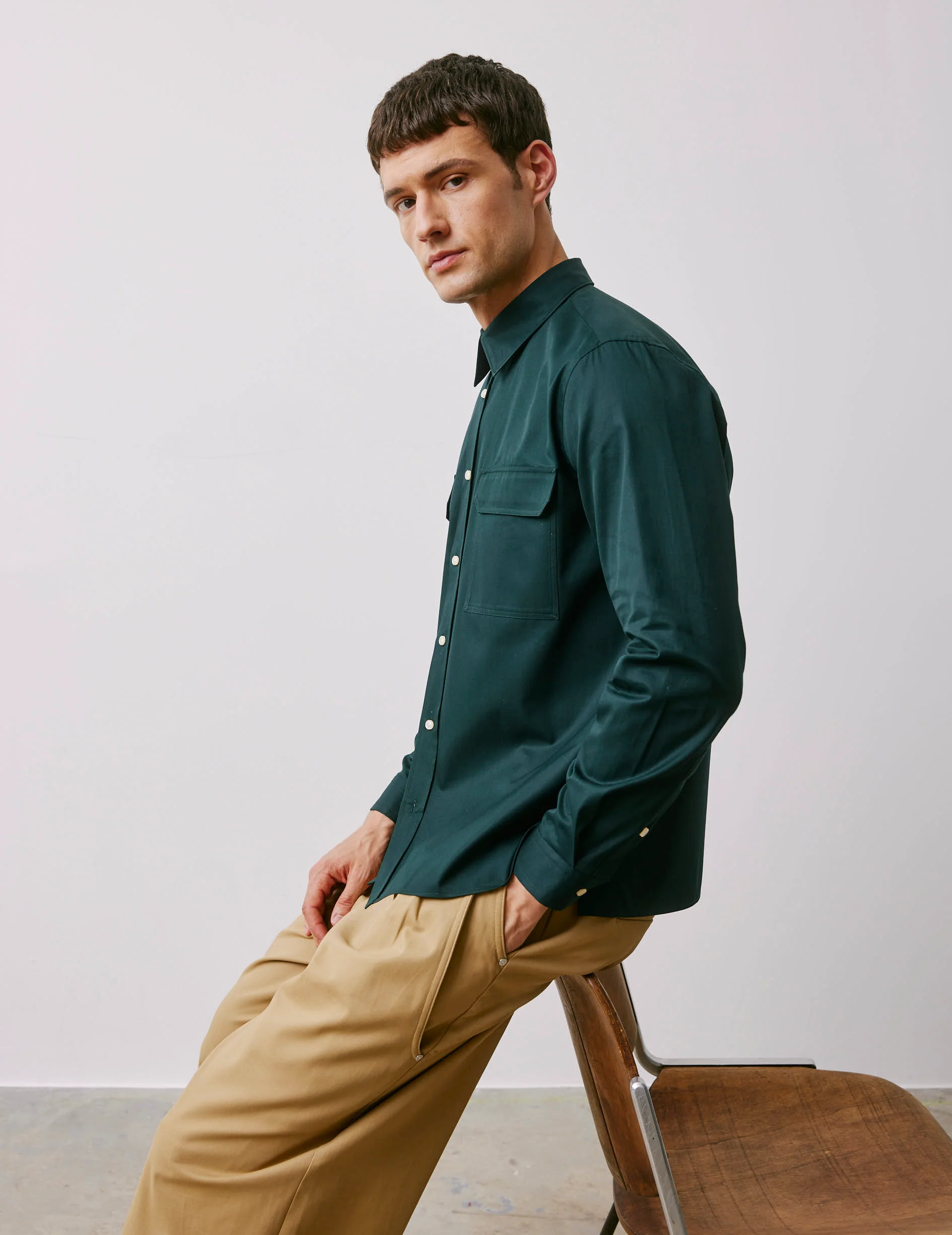 Chemise Florian verte – Image 3