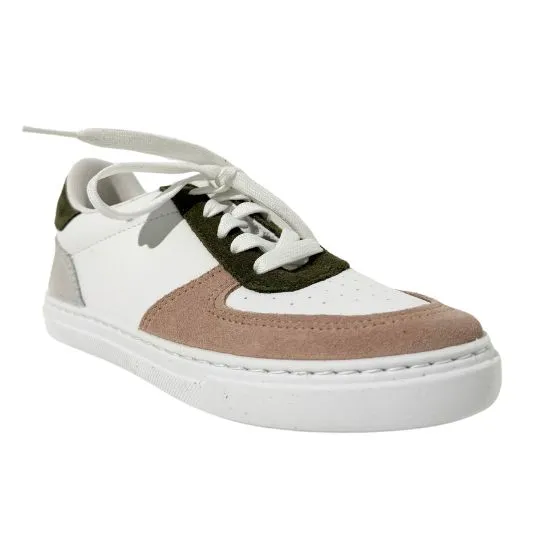CIENTA – Baskets basses 88040 Blanc/kaki – Image 2