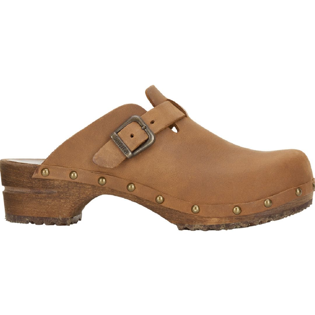 SANITA – Sabots Wood Kristel Marron