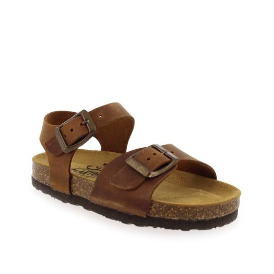 PLAKTON – Sandales Louis Teen – Marron