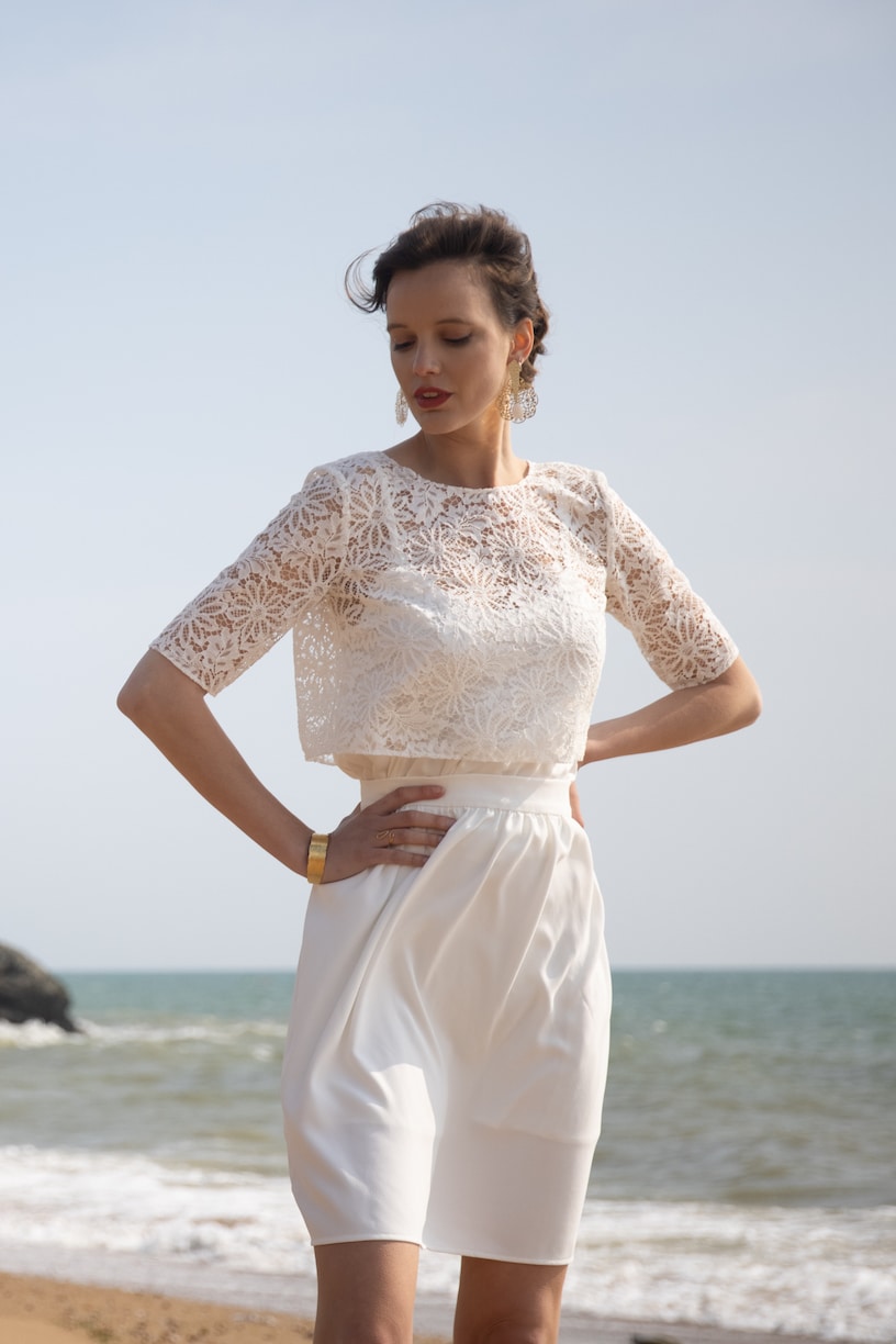 Haut Margaux Dentelle Florale – Image 2
