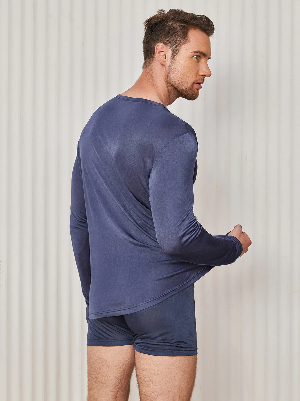 T-shirt En Jersey De Soie Pour Homme Tendance