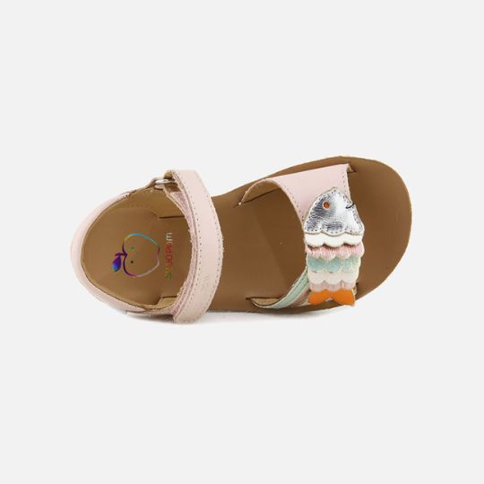 SHOO POM – Sandales Goa Bubulle Pink Silver – Image 3