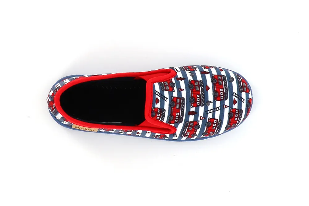 Chausson garçon Asphalte marine, des pantoufles françaises – Image 2
