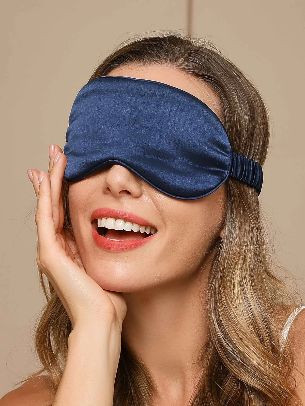 Masque de Sommeil en Soie Pure 19 Momme avec Bande Élastique