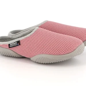 Mule femme BOX rose cendré