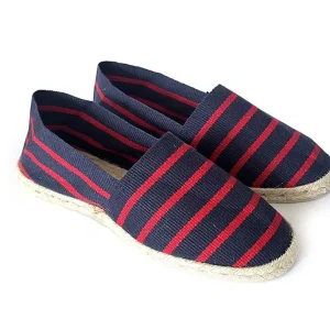 Espadrilles marine et rouge ESPLANA