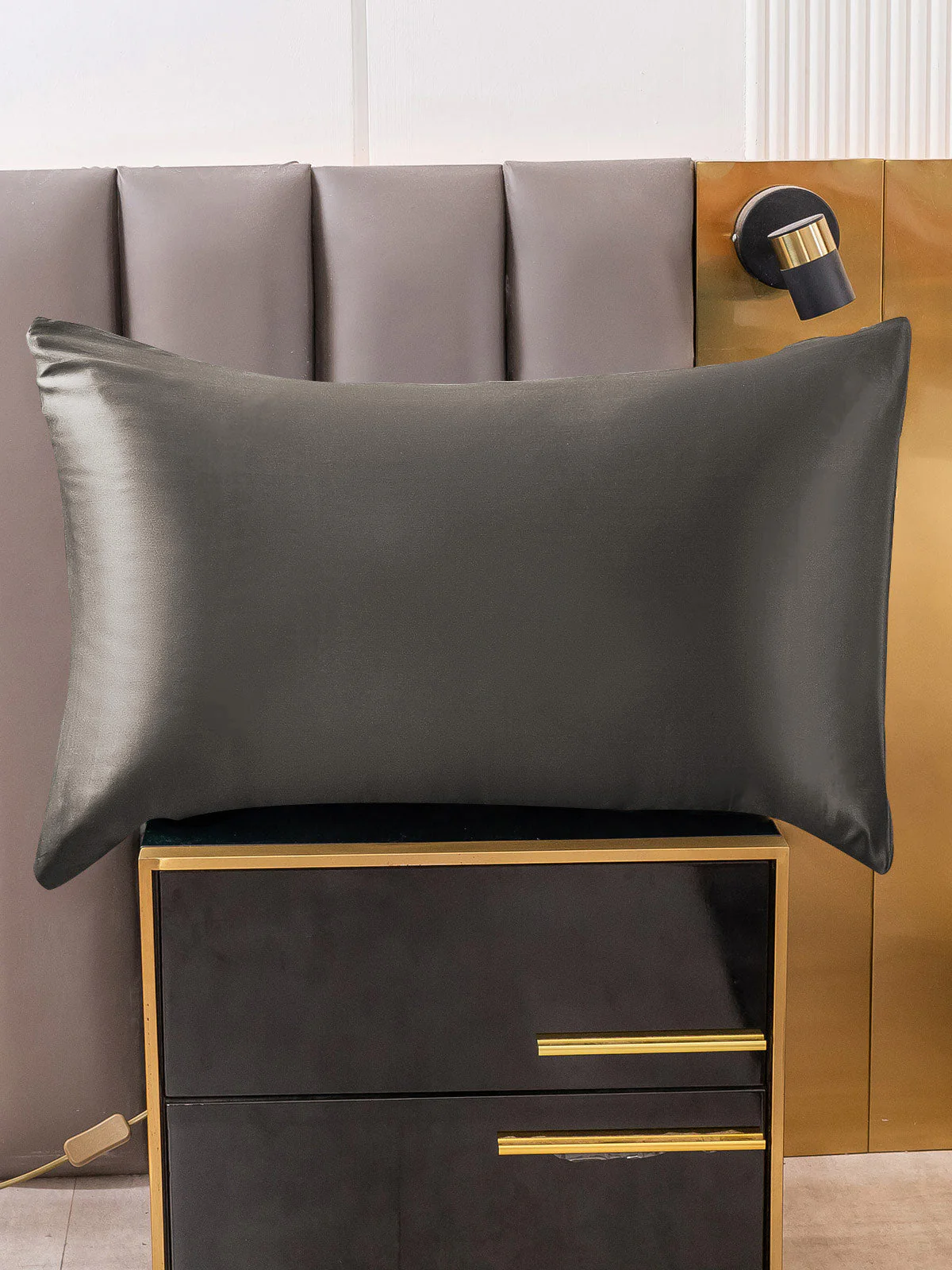 30Momme Luxueuse Taie d’Oreiller en Soie Simple Enveloppée – Image 4