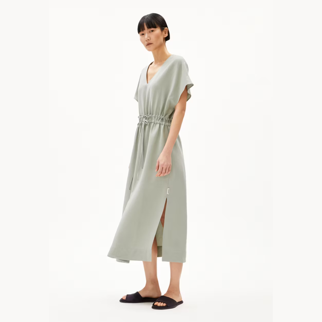 ARMEDANGELS – Robe Maaholina Lino – Seagreen