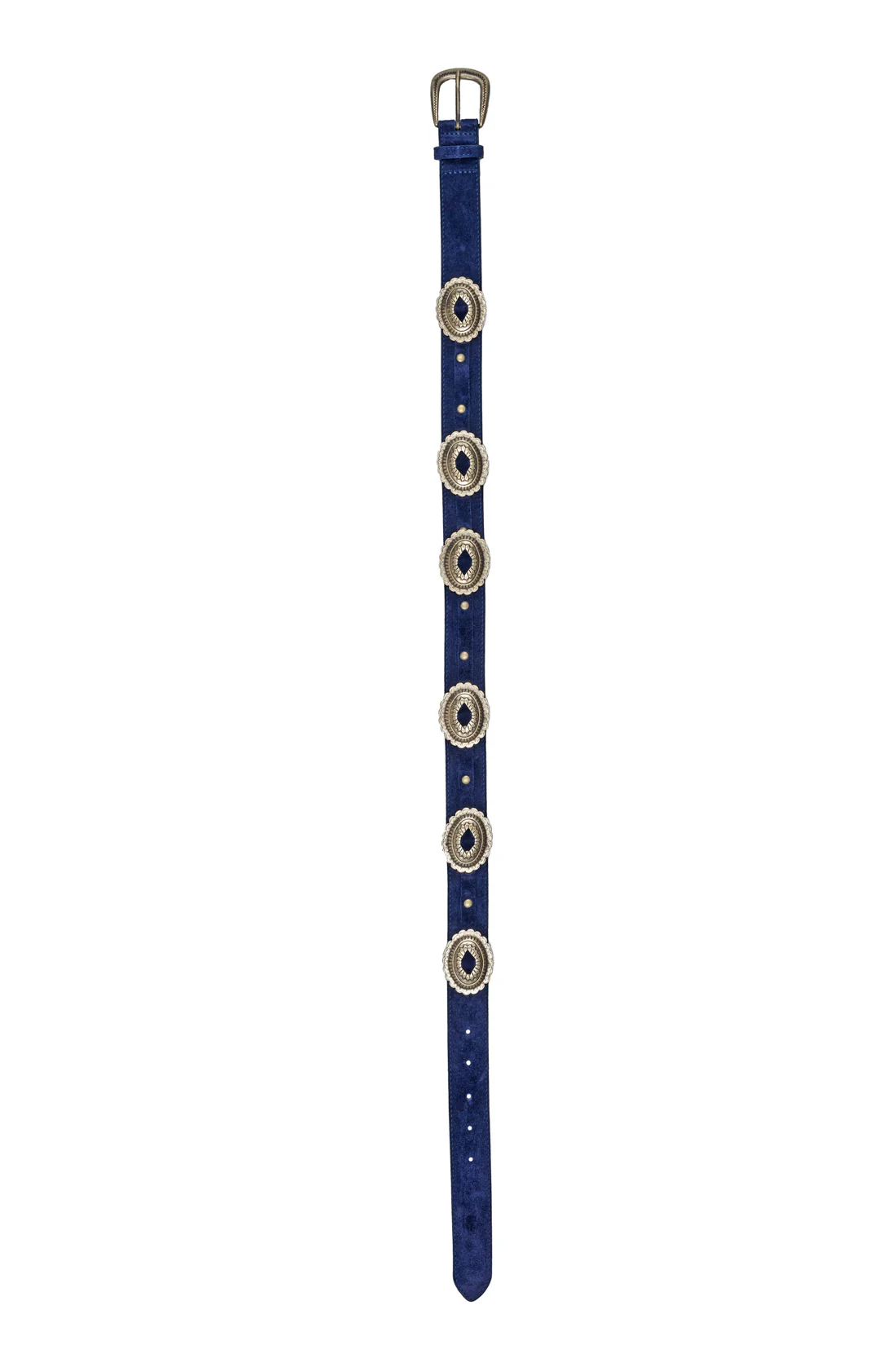 Ceinture cuir suédé marine - Alicia – Image 5