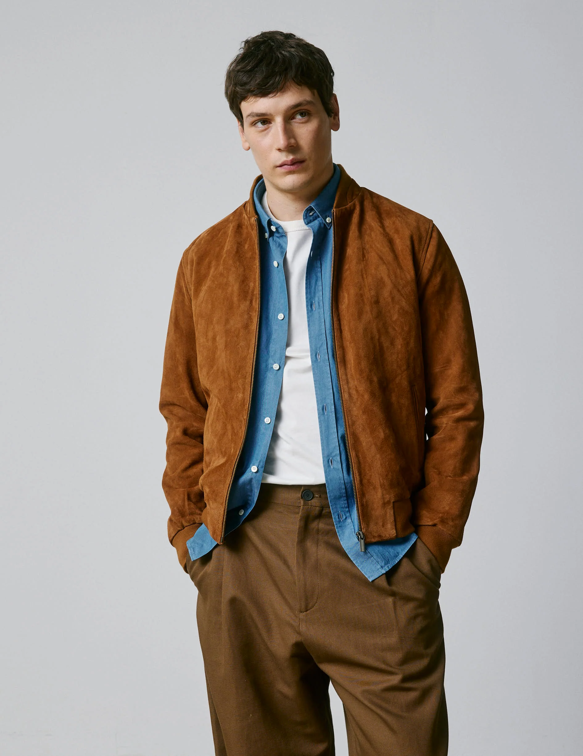Teddy Léo en suède camel – Image 4