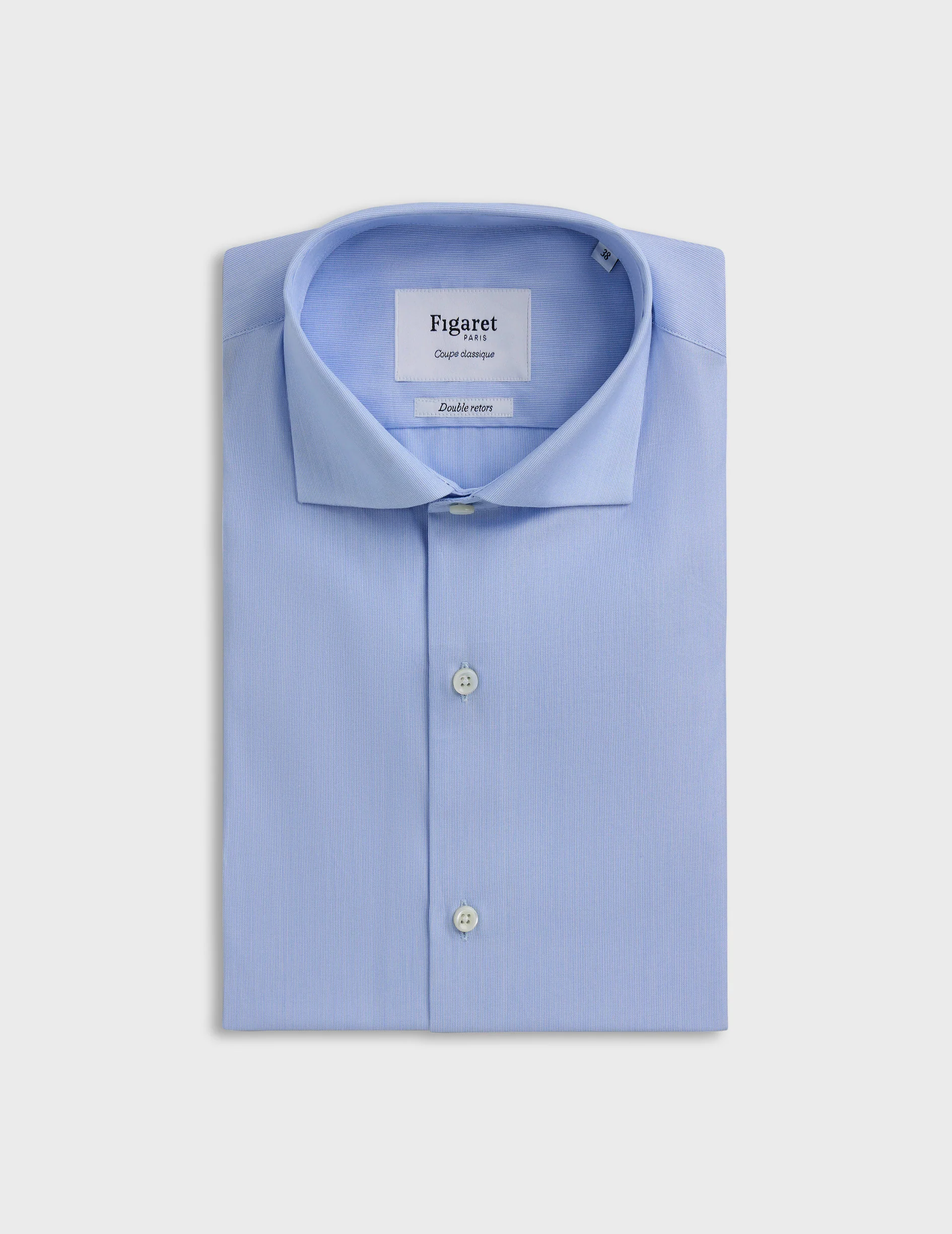 Chemise Classique rayée bleue
