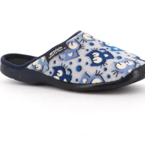 Chausson bleu femme TIGROU