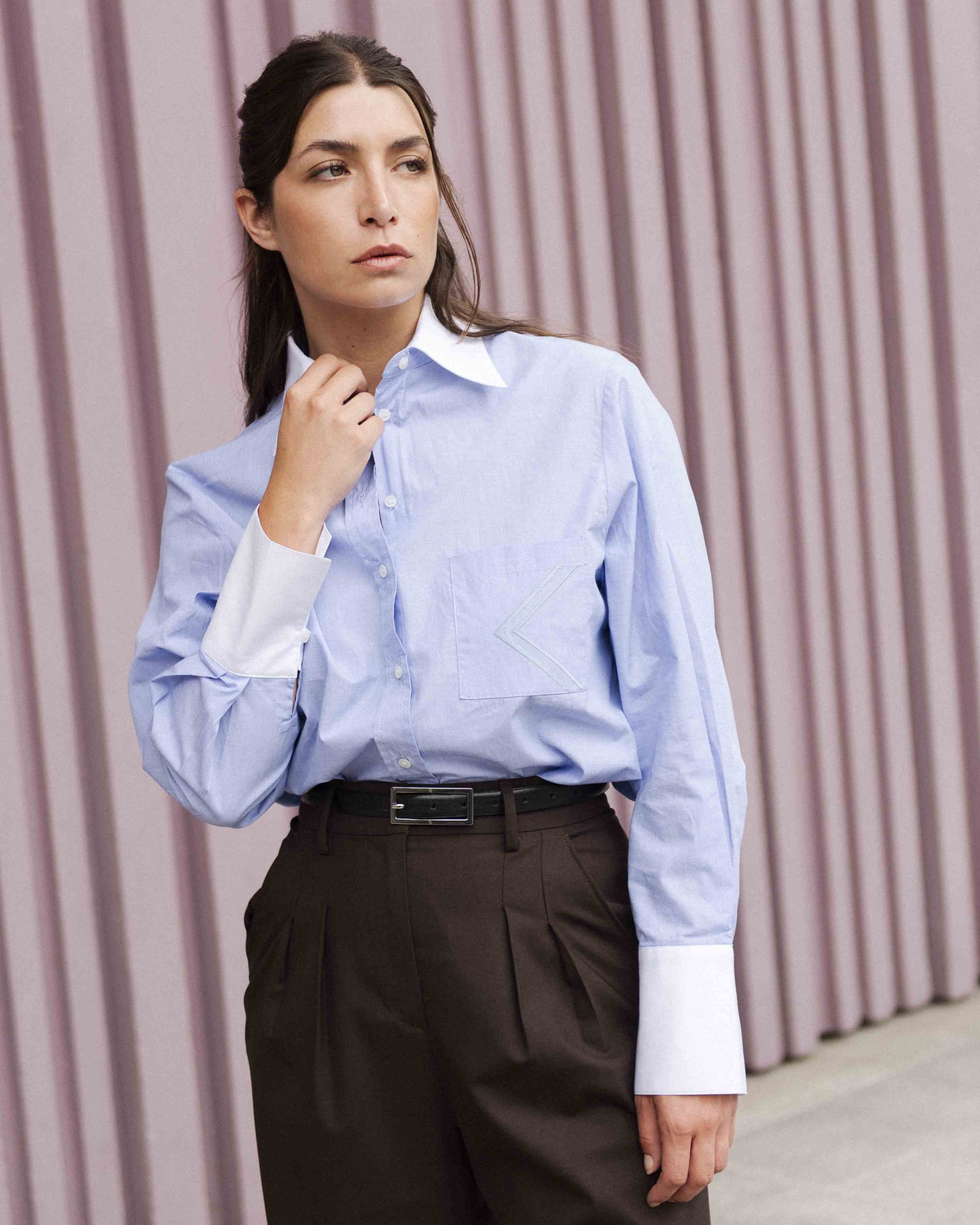 Chemise Elbe - Bleue – Image 2