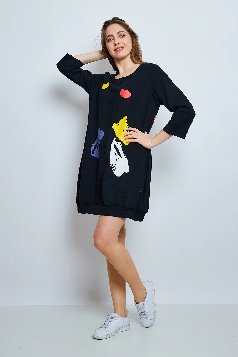 Robe tunique avec des doodles – Image 5