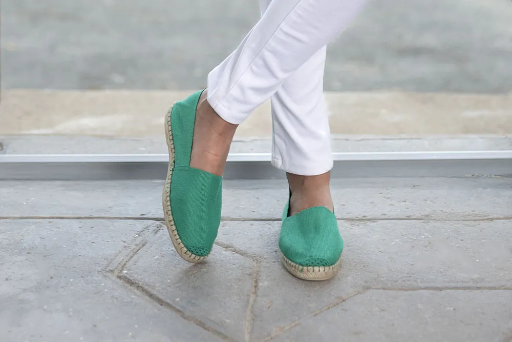 Espadrilles vert ESPIRULINE