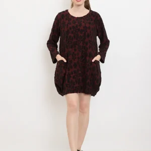 Robe tunique à inspiration fleur de jacinthe