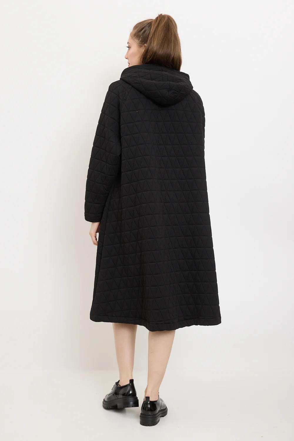 Manteau à motifs en losange – Image 3