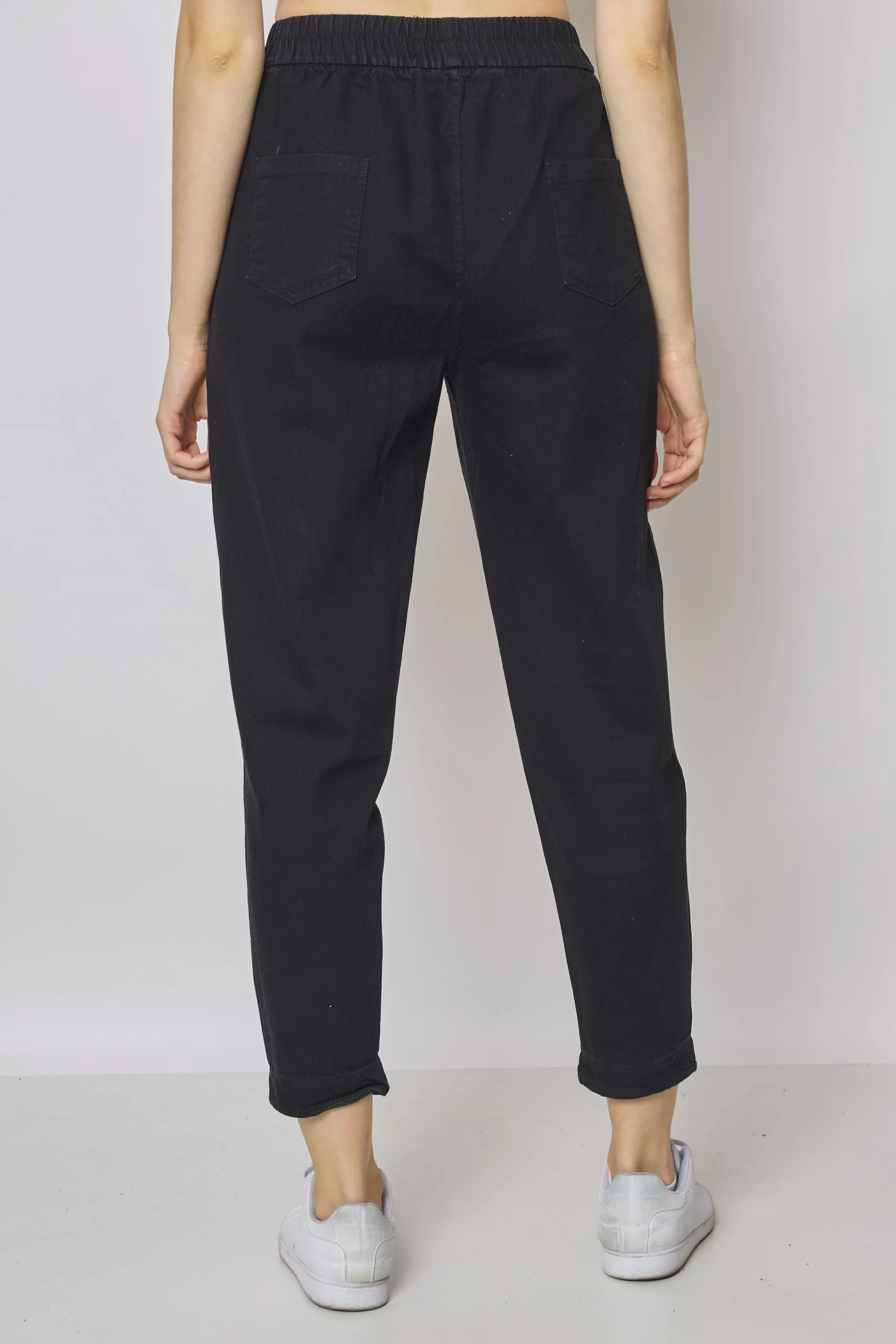 Jean noir patchwork – Image 5