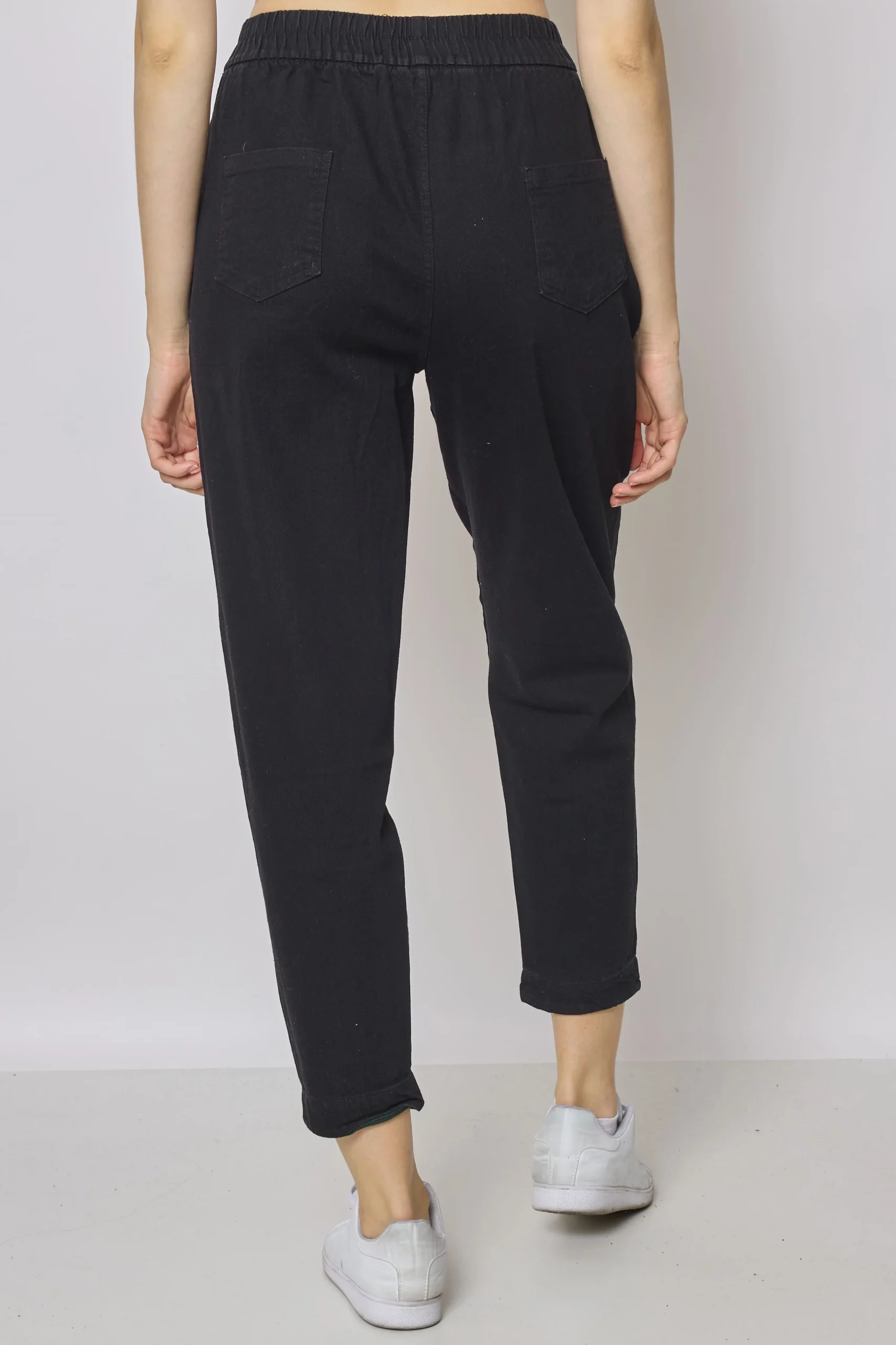 Jean noir patchwork – Image 4