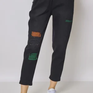Jean noir patchwork