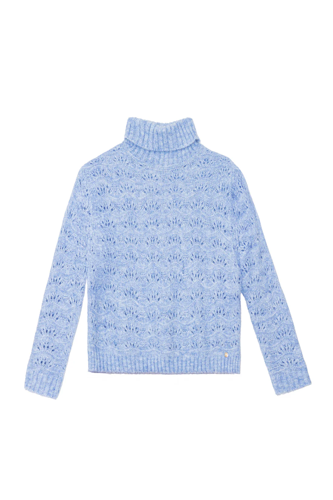 Pull col roulé bleu ciel - Madison – Image 6