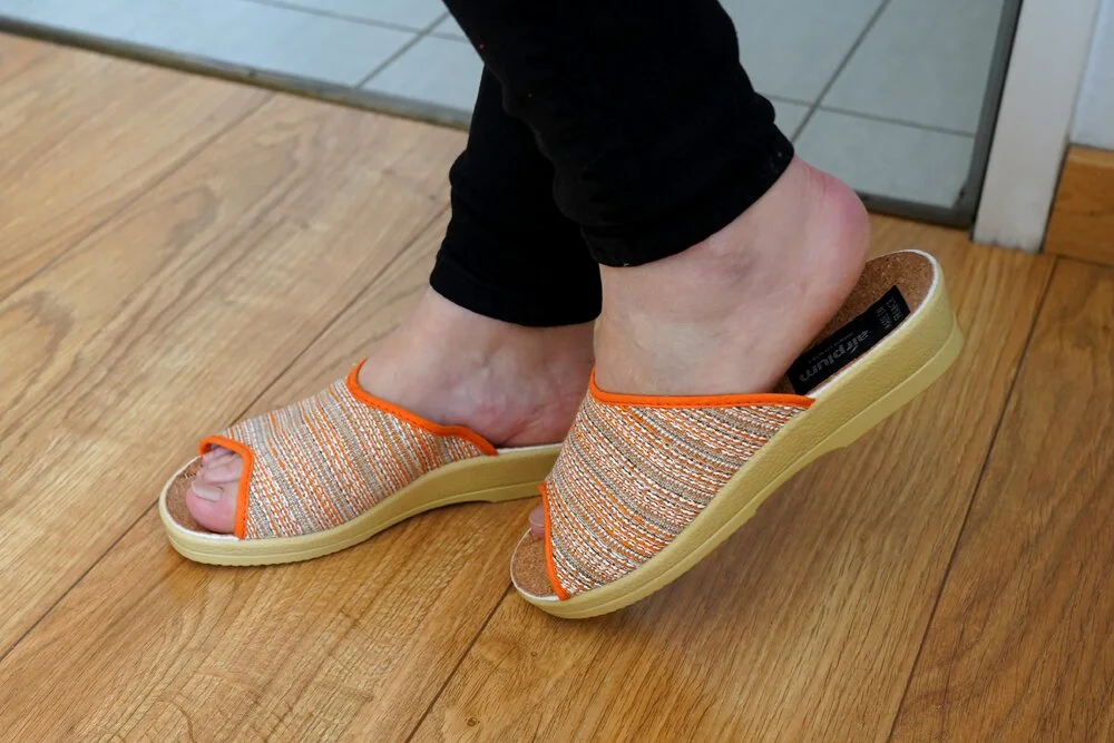 Sabot ouvert femme OASIS ORANGE