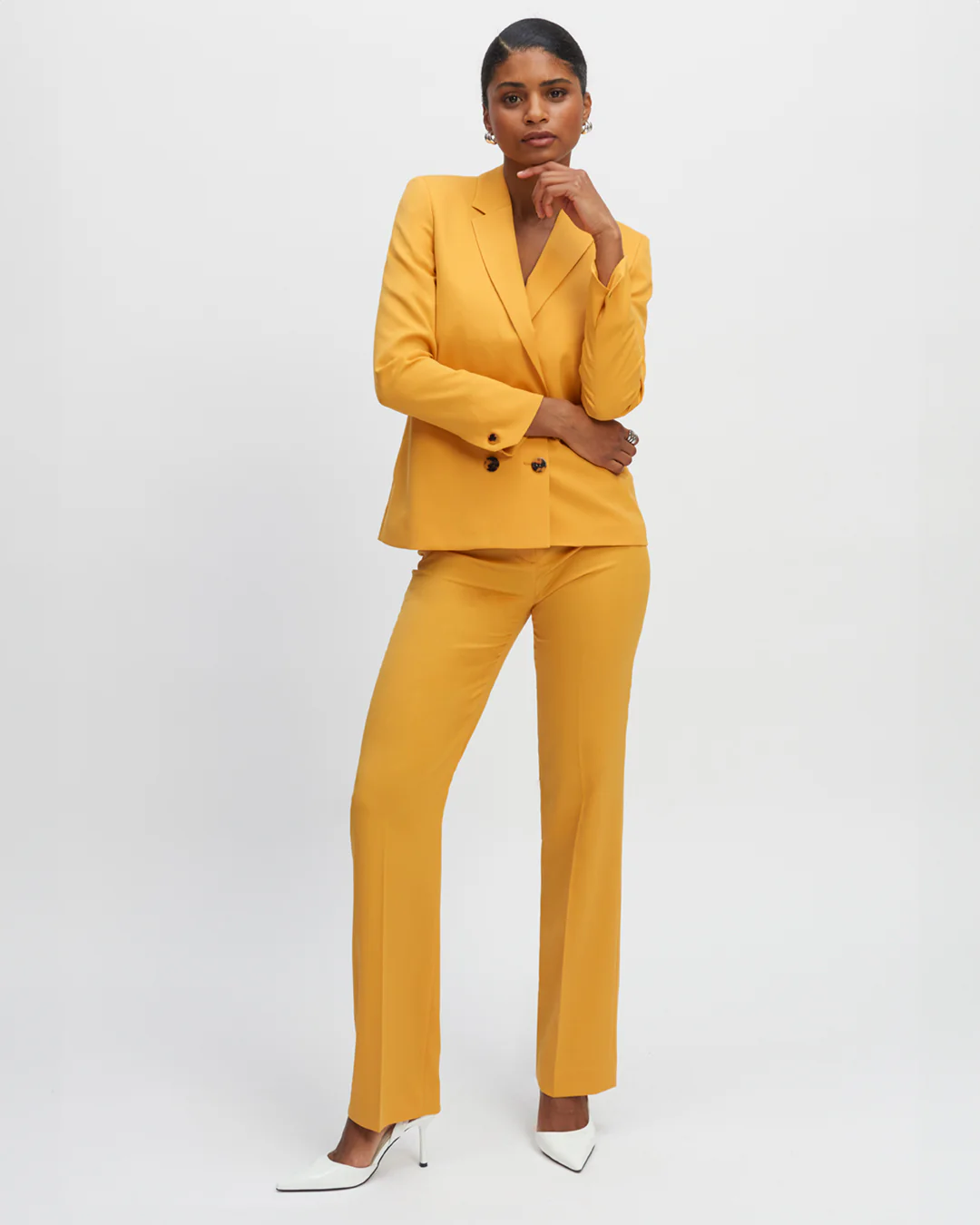 Pantalon droit Berlin – Jaune