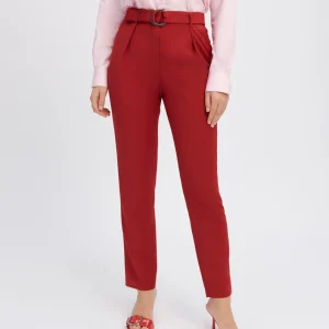 Pantalon carotte Casablanca - Rouge