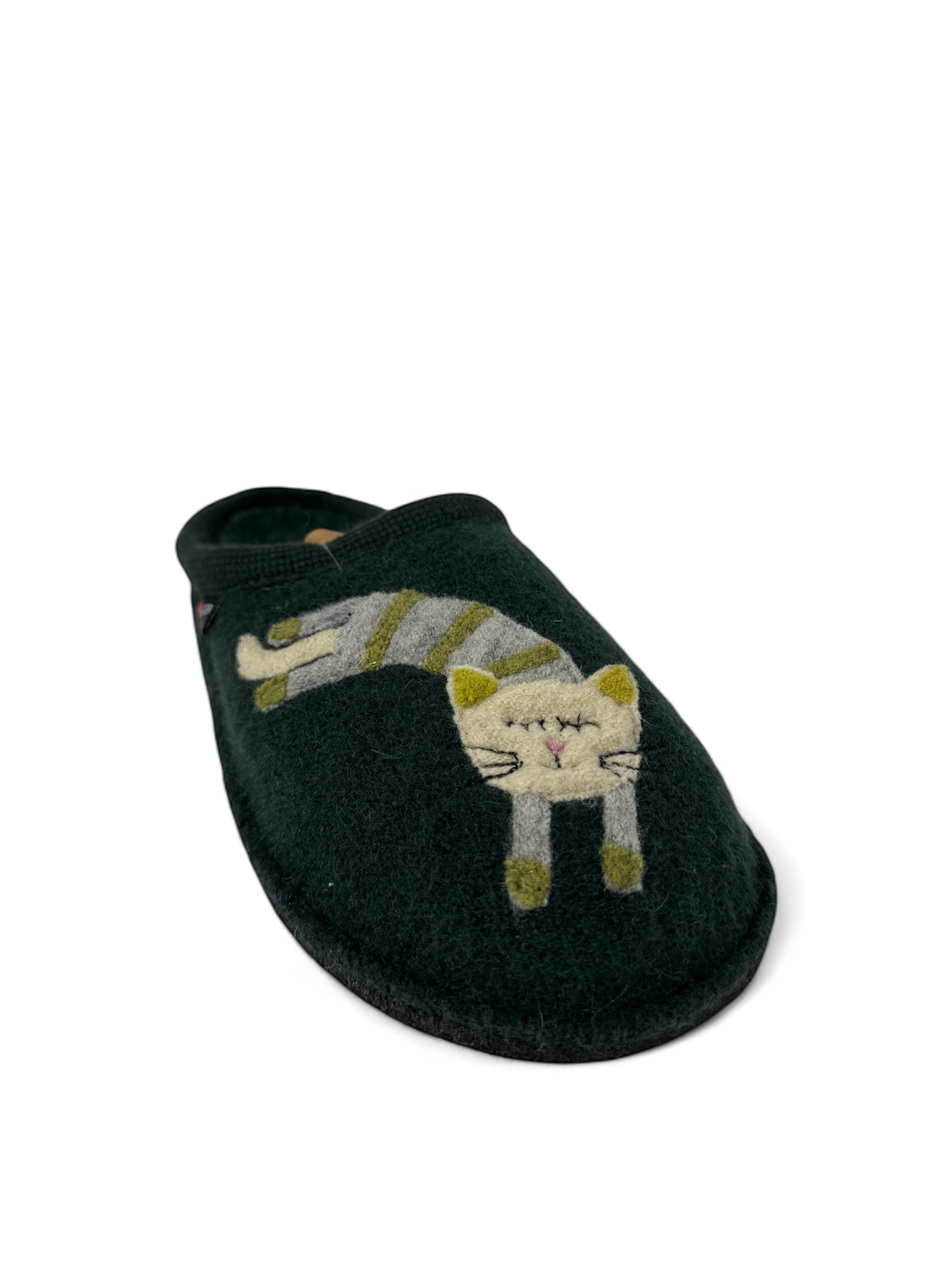 HAFLINGER – Chaussons Flair Choupette – Vert