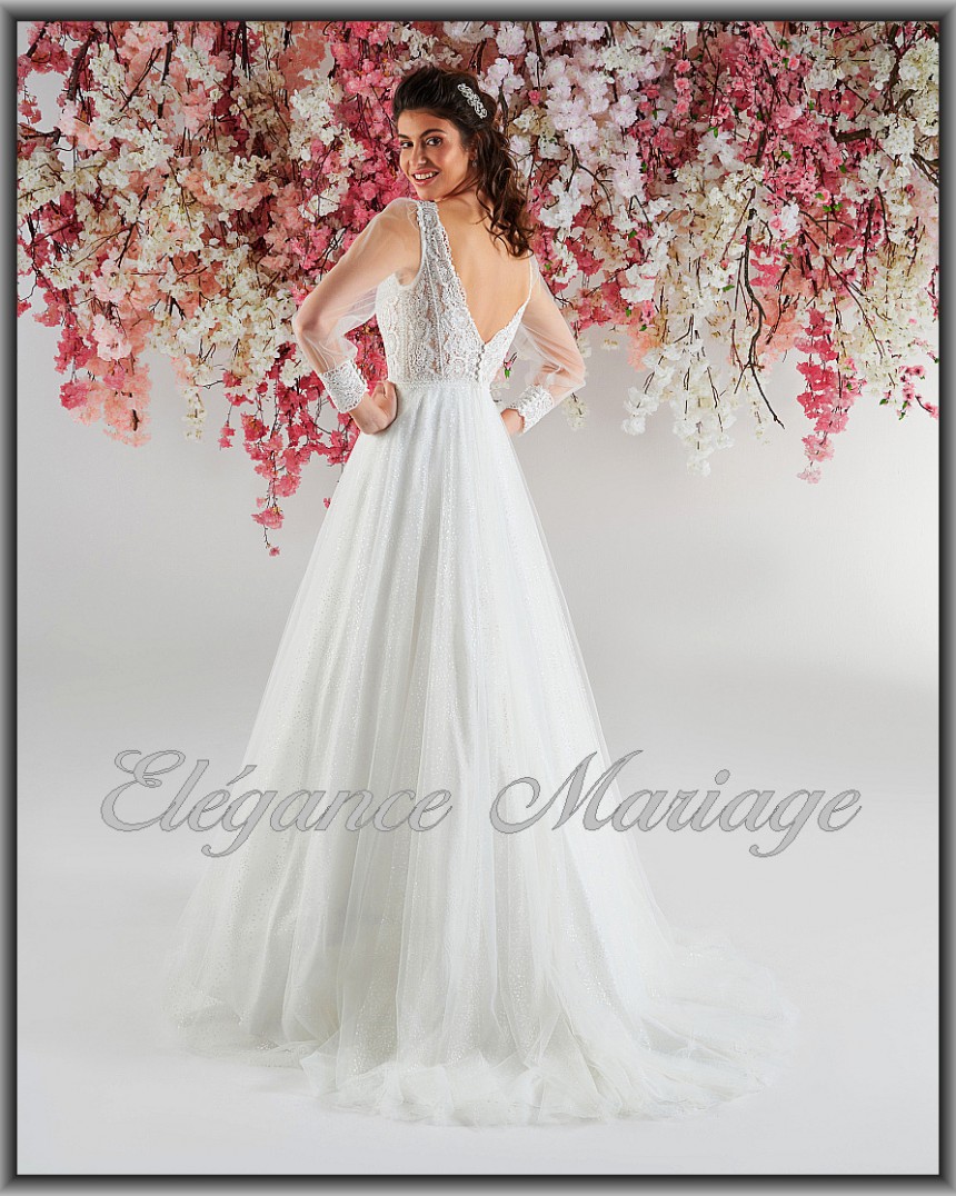 Robe de mariée longue Symphonie