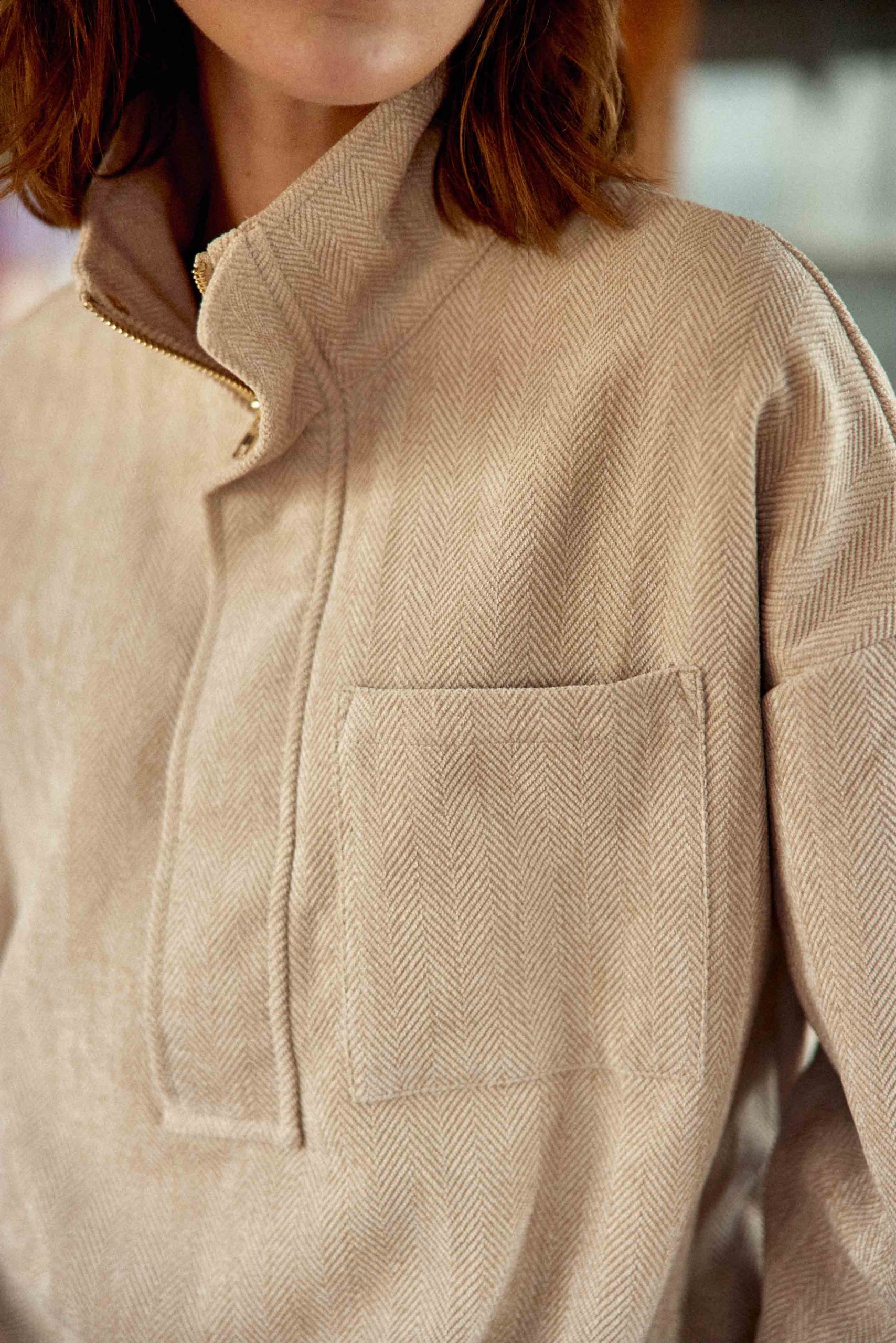 Sweat-shirt beige - Tayen – Image 3