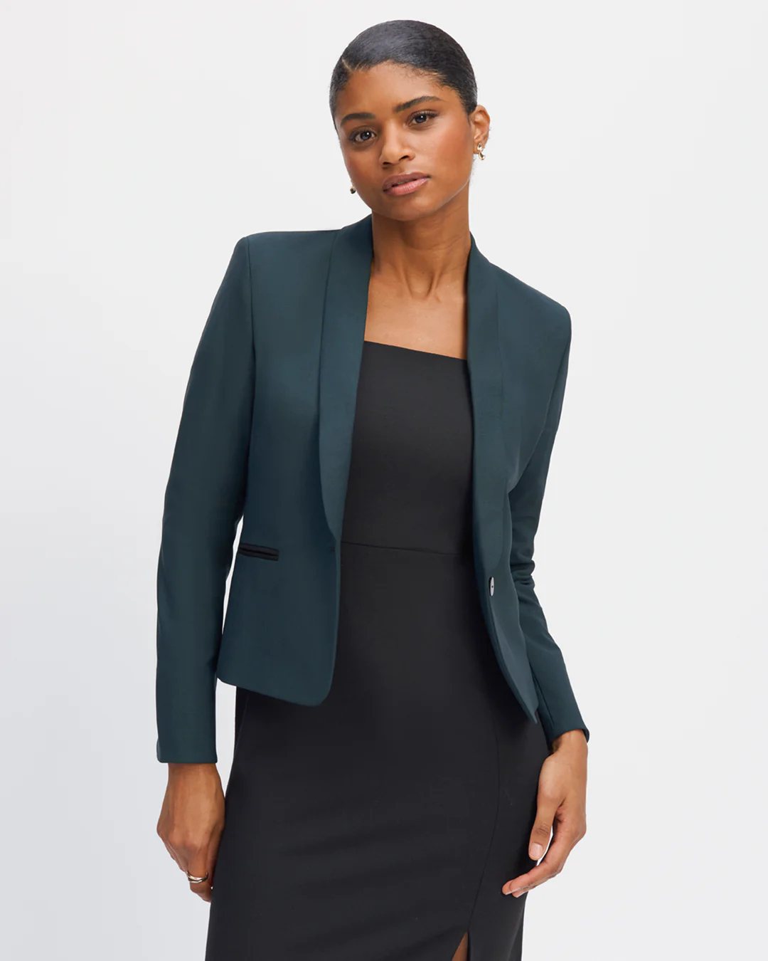 Veste courte Londres - Vert Bouteille – Image 2