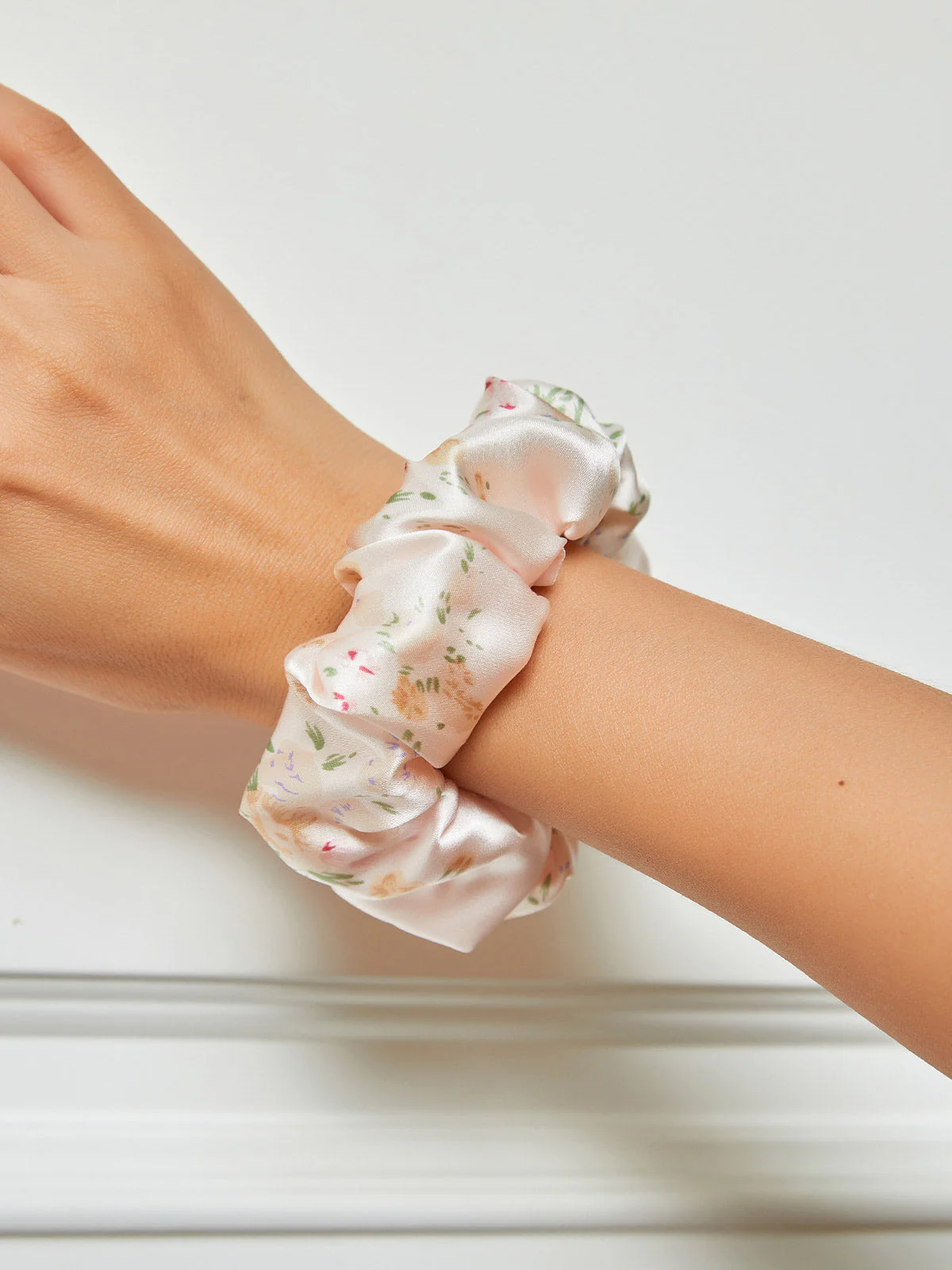 Chouchou de Minuit Imprimés en Pure Soie-Moyen-3,5 cm – Image 6