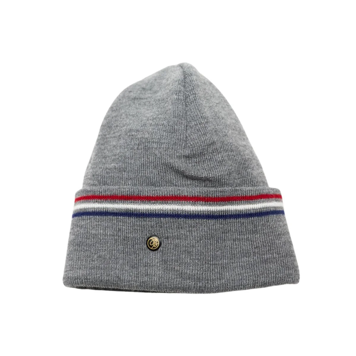 Bonnet en laine homme gris