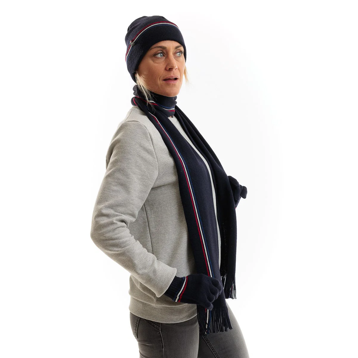 Bonnet femme Bleu Marine