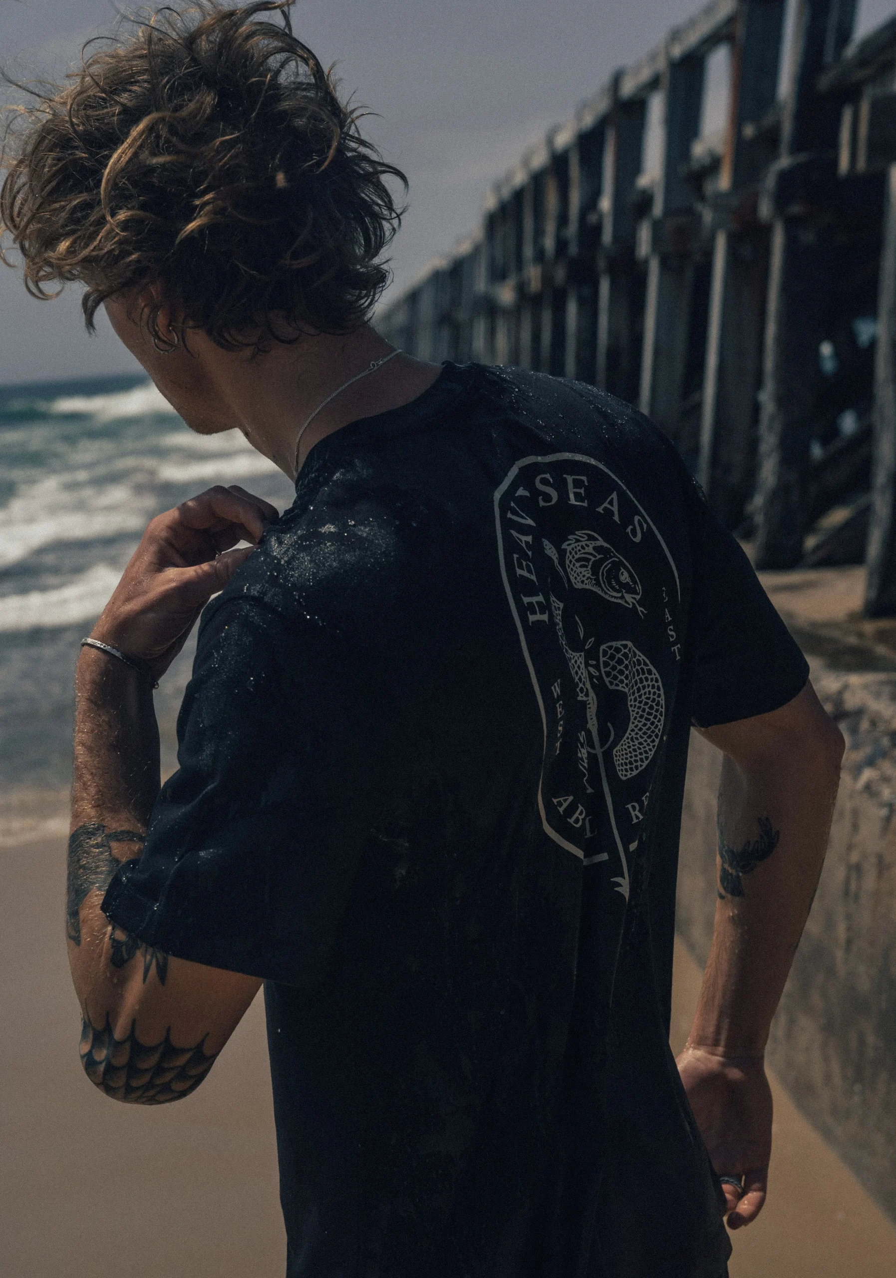 T-shirt Heavy - Black – Image 5