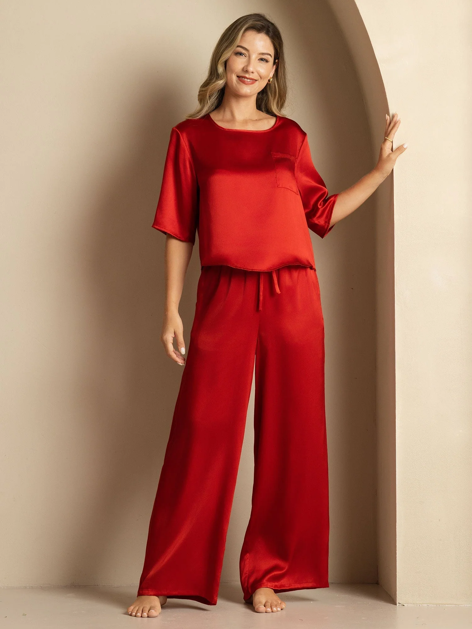 Ensemble de pyjama en soie pure pour femme – Image 5