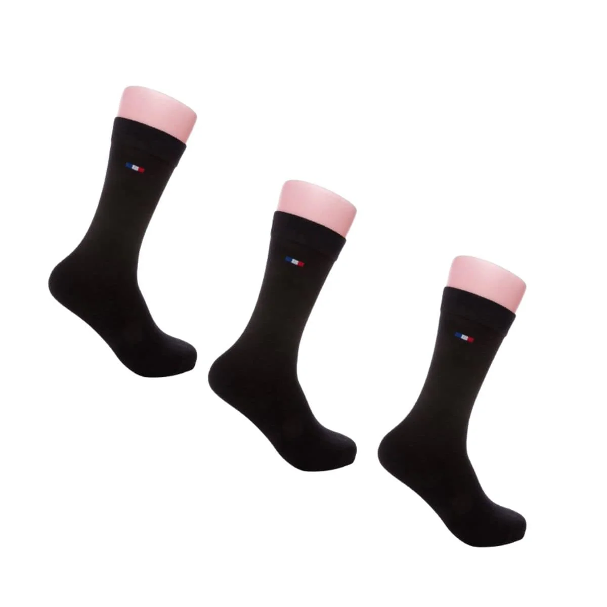 Chaussettes femme noires - Lot de 3