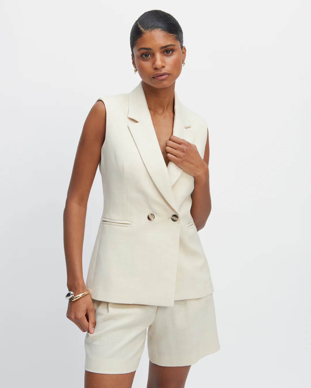 Veste tailleur Monaco – Sable