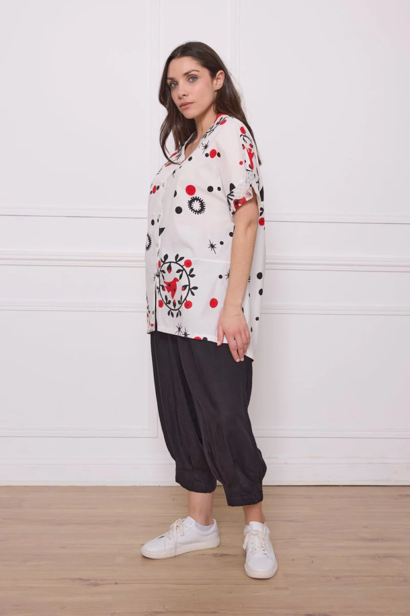 Chemise courte en coton moderne – Image 5