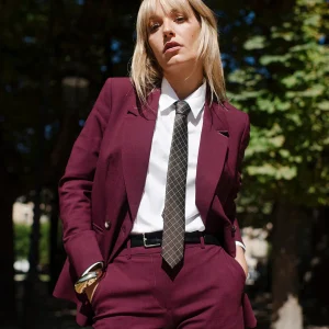 Veste ceinturée Olbia - Violet