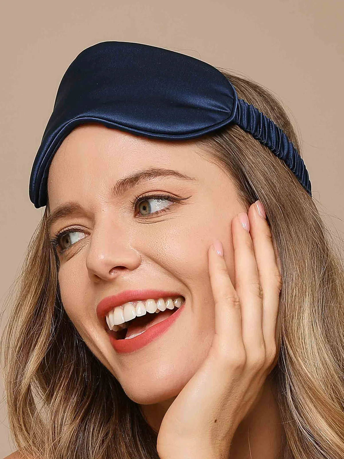 Masque de sommeil ultra-doux en soie pure 19 momme