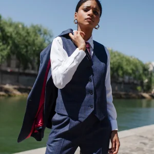 Gilet sans manches Lisbonne - Prince de Galles